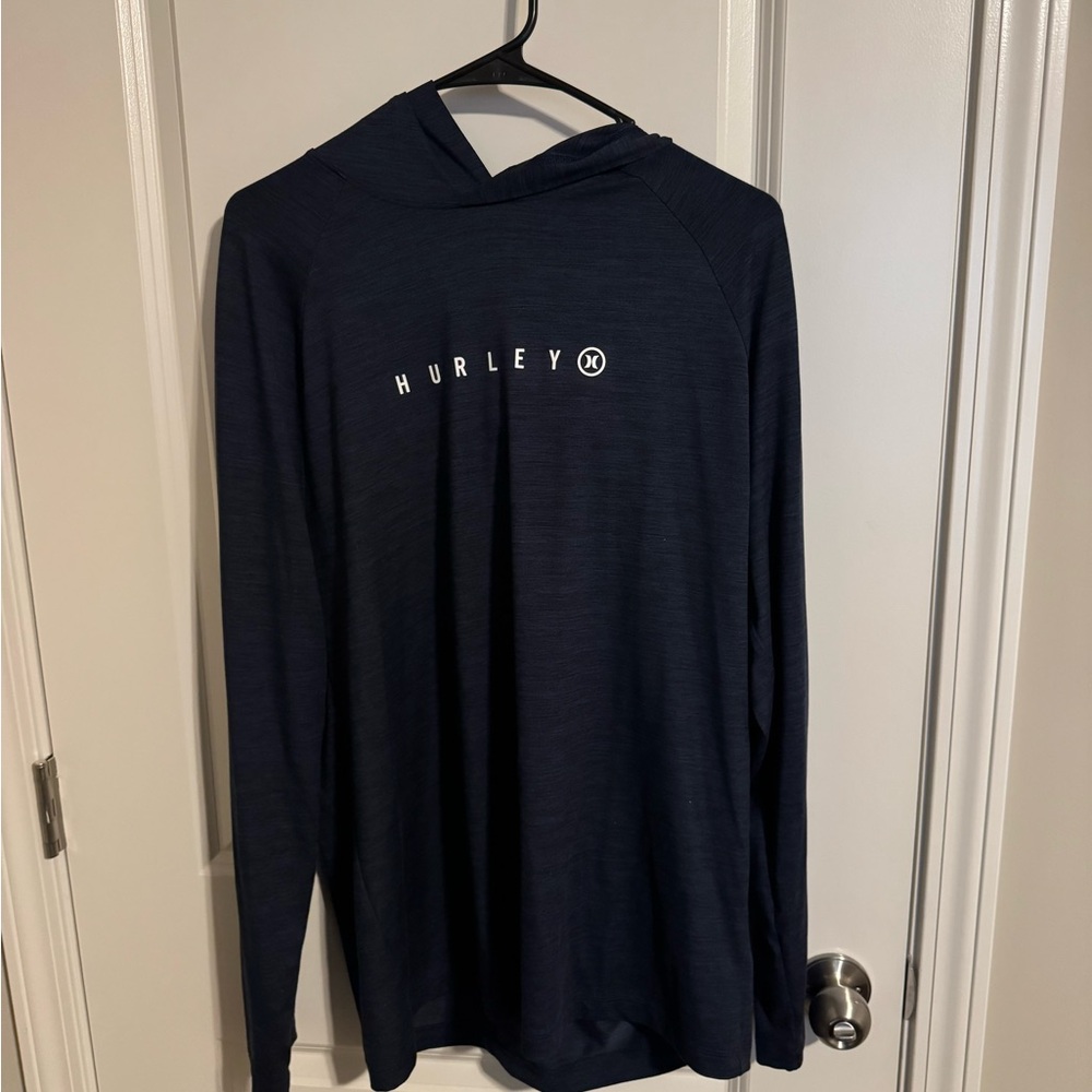 Hurley Men's Dark Blue Hoodie
